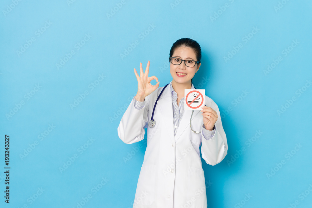 confident beauty doctor woman showing ok gesture confident beauty doctor woman showing ok gesture