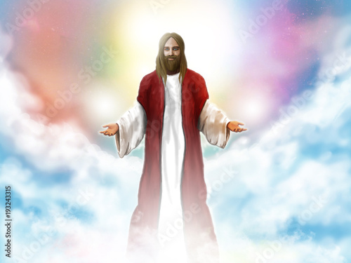 Jesus Christ in the sky