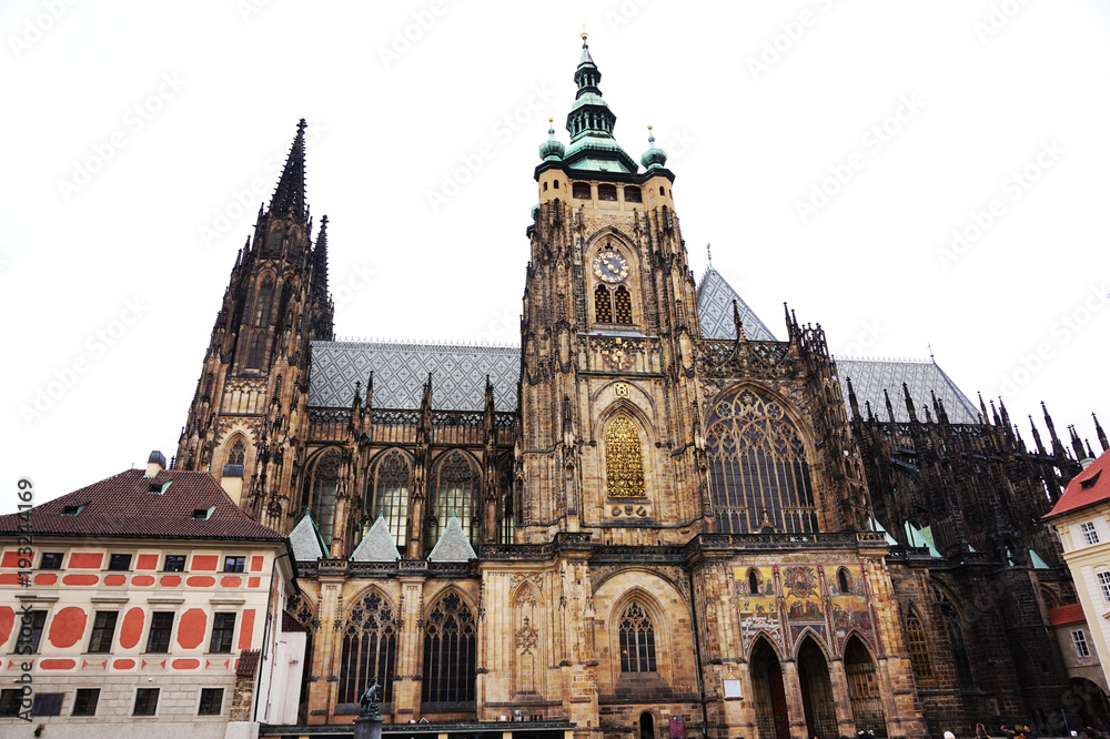 Prague castle building