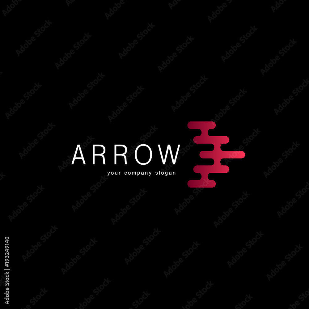 Vector design element. Red arrow sign Vector design element. Red arrow sign