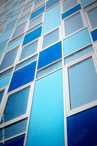 Colorful modern facade