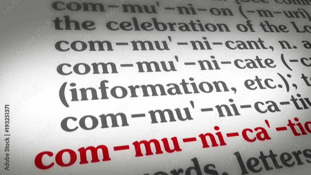 Dictionary Communication