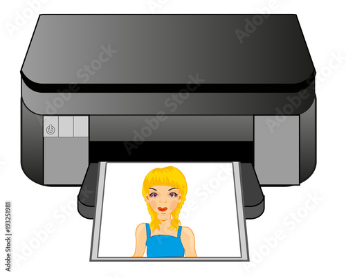 Office equipment colour printer