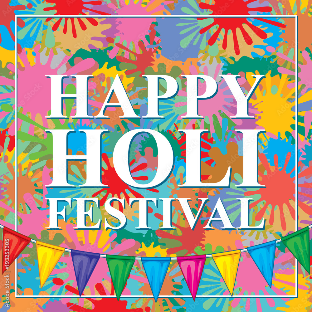 Happy Holi festival design Happy Holi festival design
