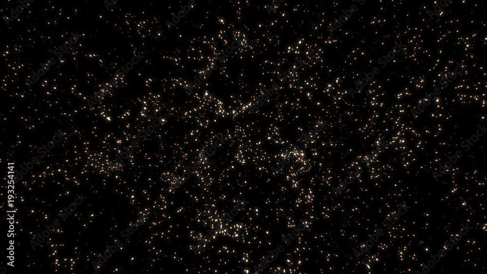 Moving particles. Moving particles.