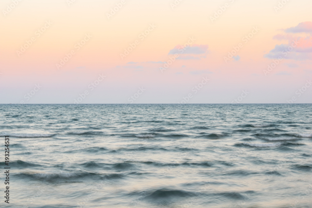 sea waves and horizon sea waves and horizon