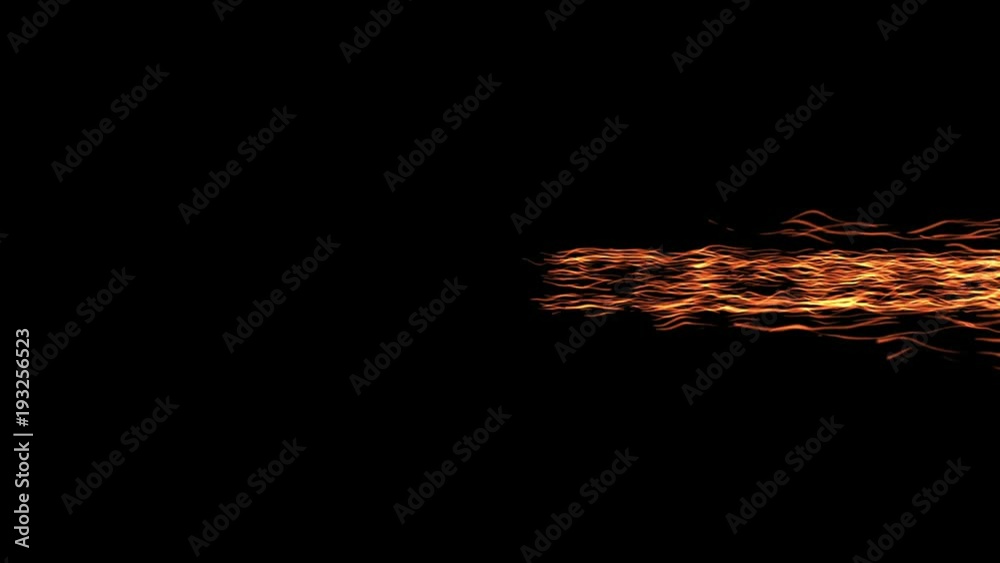 String wave passing in front of the camera. String wave passing in front of the camera.