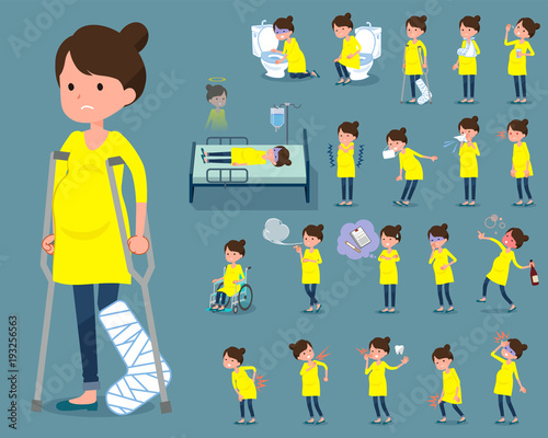 flat type Pregnant women_sickness