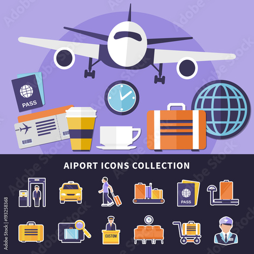 Airport Icons Collection