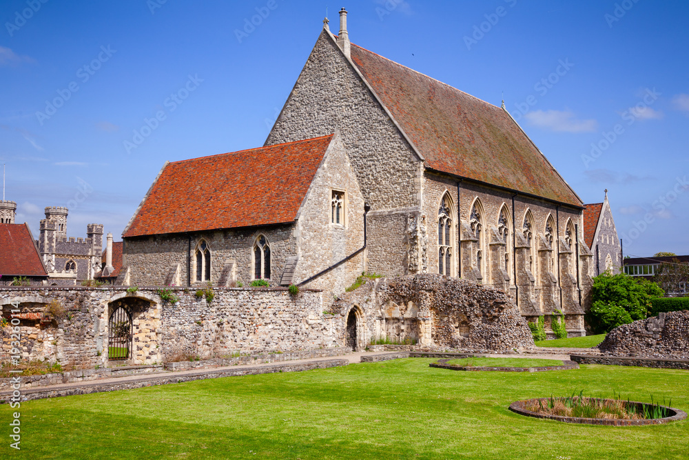 St Augustines Abbey Benedictine monastery College chapel in Canterbury Kent Southern England UK St Augustines Abbey Benedictine monastery College chapel in Canterbury Kent Southern England UK