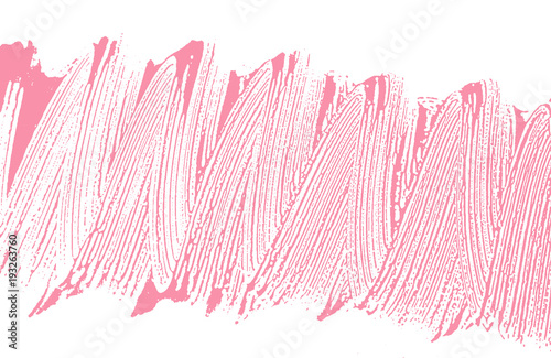 Natural soap texture. Amazing bright pink foam trace background. Artistic marvelous soap suds. Cleanliness, cleanness, purity concept. Vector illustration.