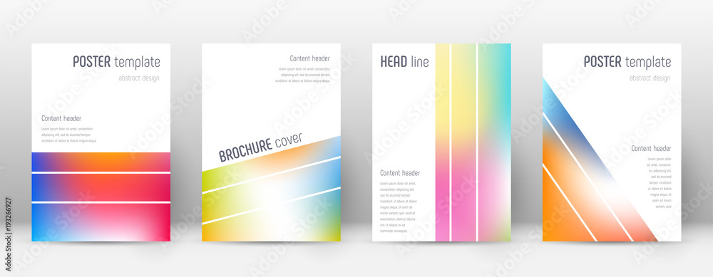 Flyer layout. Geometric exotic template for Brochure, Annual Report, Magazine, Poster, Corporate Presentation, Portfolio, Flyer. Alive bright cover page.