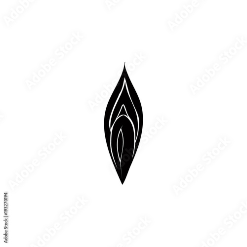 female vagina icon. Detailed icon of parts of human organs icon. Premium quality graphic design. One of the collection icon for websites, web design, mobile app