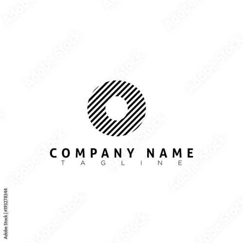 O LETTER LOGO MODERN TEMPLATE