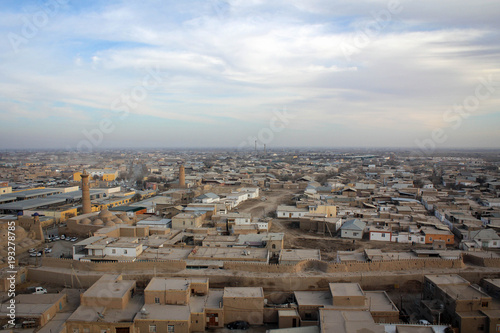Panoramic view of Khiva old town, Uzbekistan © free2trip