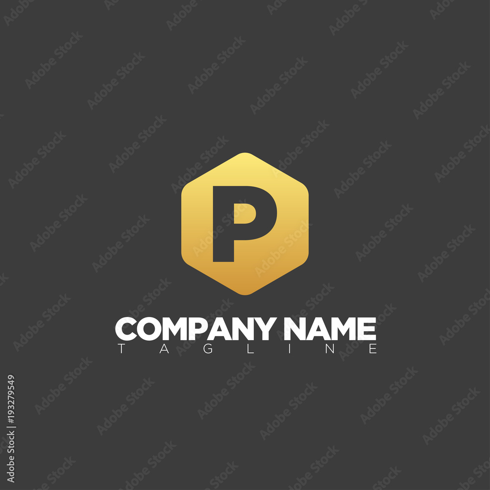 P LETTER LOGO MODERN TEMPLATE P LETTER LOGO MODERN TEMPLATE