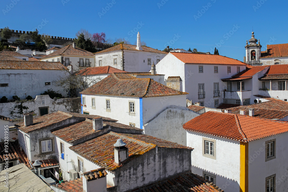  Obidos- beautiful medieval town, very popular tourist destination in Portugal