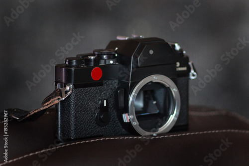 SLR film camera without lens