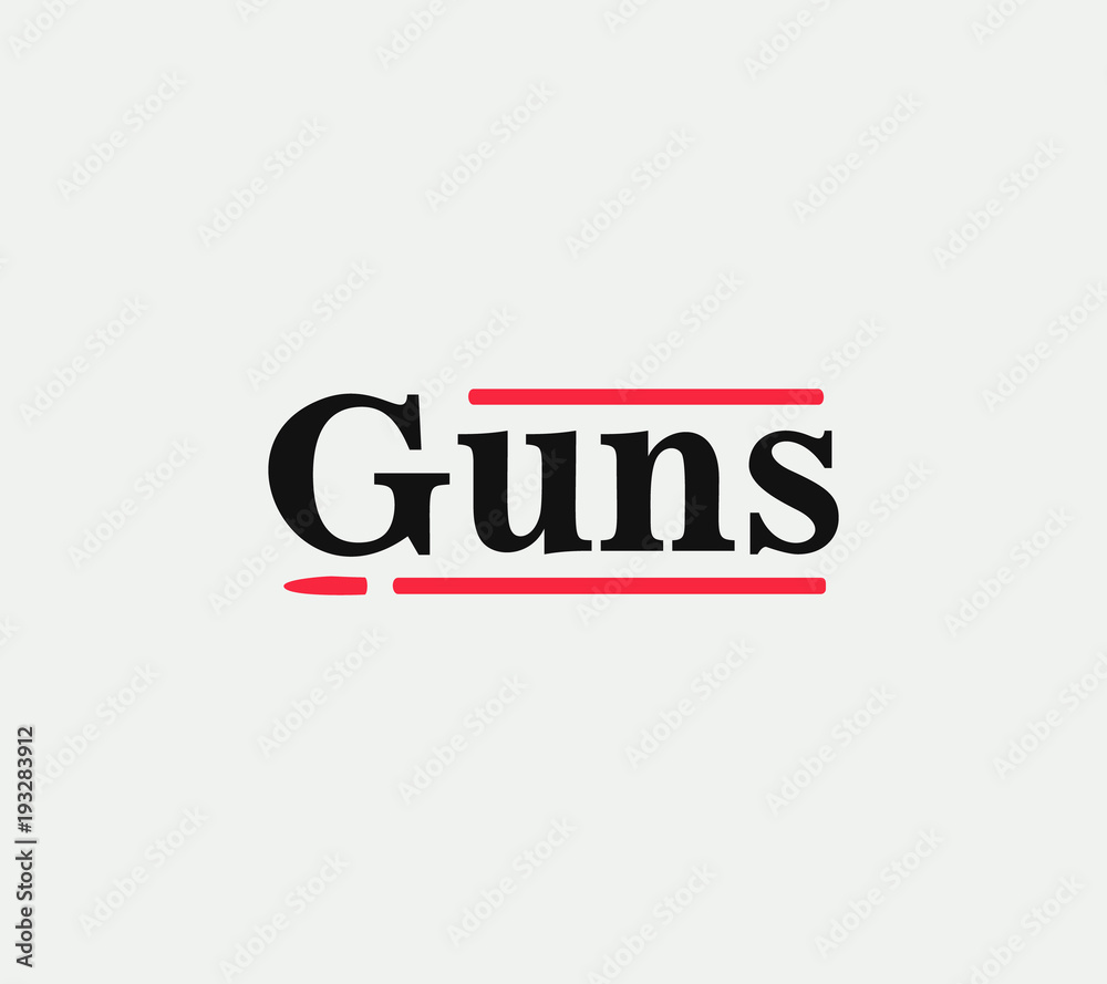 Aim vector linear stylized icon, goal abstract sign, target symbol, gun business logo template, vector illustration on white background. Aim vector linear stylized icon, goal abstract sign, target symbol, gun business logo template, vector illustration on white background.