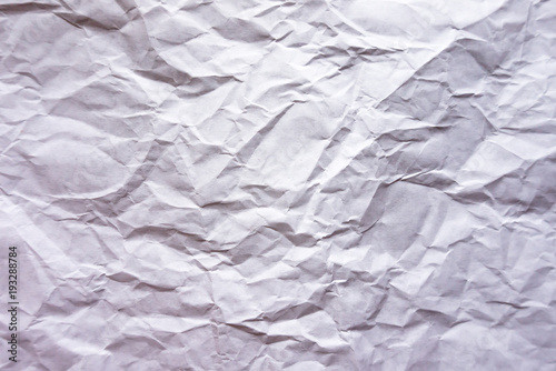 Background. Crumpled white sheet of paper