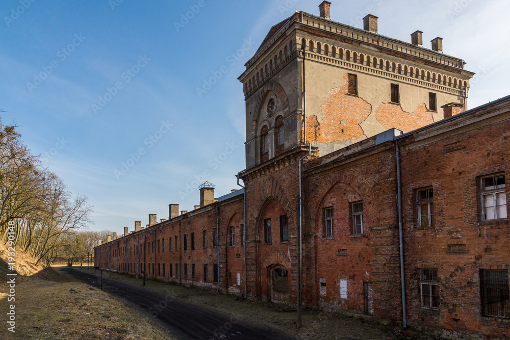 Fortress Modlin (Baracks) in Nowy Dwor Mazowiecki, Poland