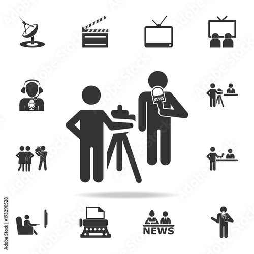 Election debates icon. Detailed set icons of Media element icon. Premium quality graphic design. One of the collection icons for websites, web design, mobile app