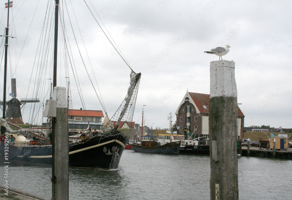 The Harbor of Texel in Oudenschild