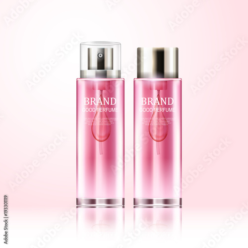 Set cosmetic bottles for your creative projects