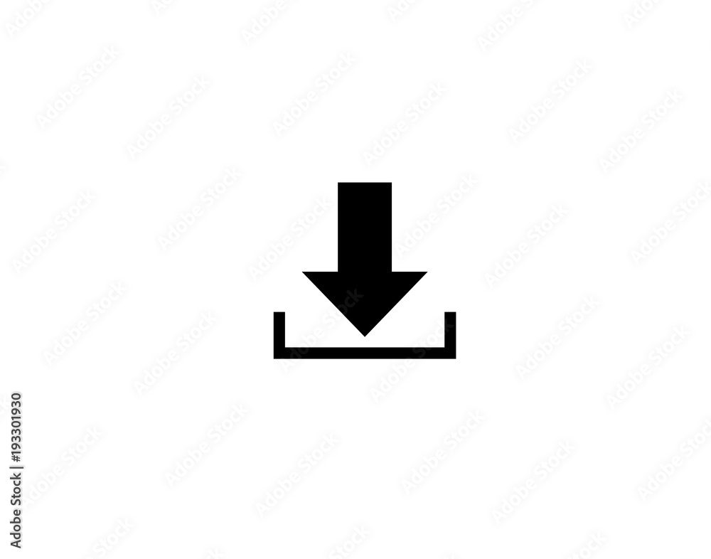 Modern File Download icon 