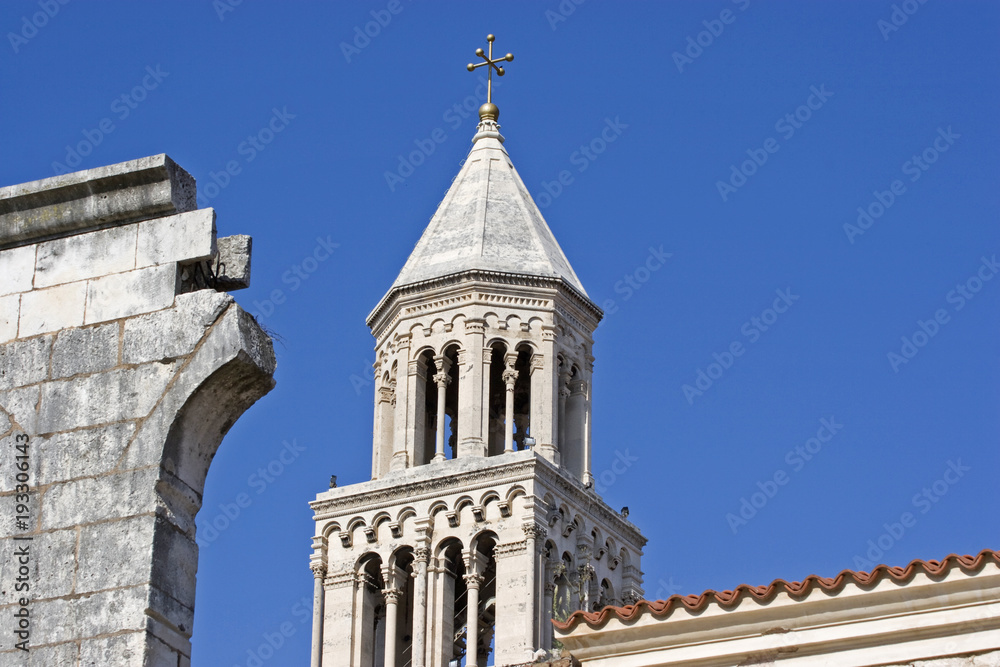 Detail der Kathedrale von Split