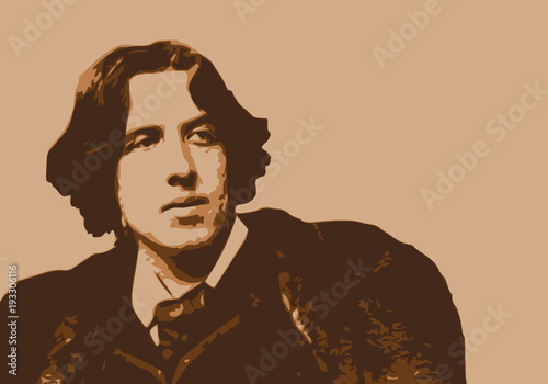 Oscar Wilde - écrivain - portrait - personnage célèbre - littérature - person...