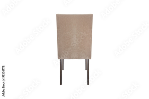 Wood chair. Object isolated of background