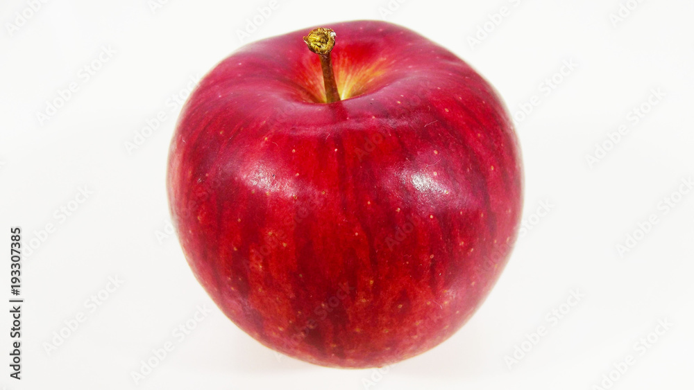 Red Apple on a white background. Red Apple on a white background.
