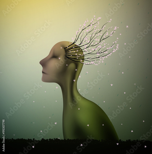 spirit of spring forest, spring come, tree s dream,