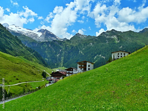 Austrian Alps-view of the Hintertux