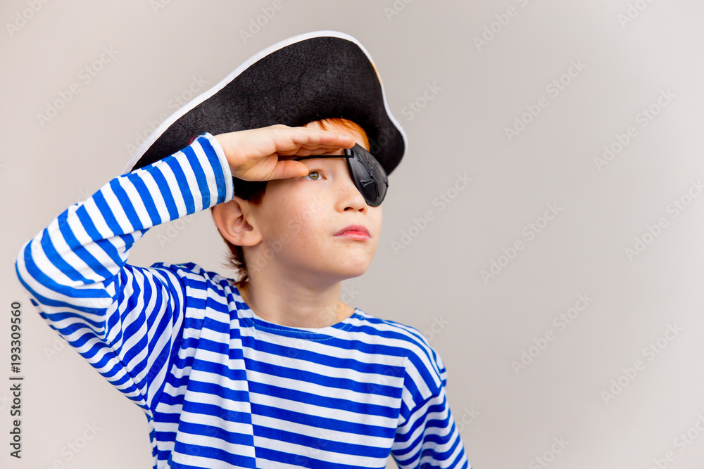 Boy in a pirate costume Boy in a pirate costume
