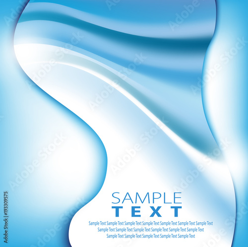Vector background in blue with space for your text