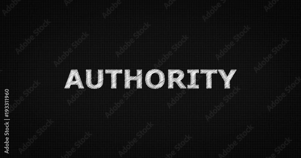 Writing or sketching a word AUTHORITY Writing or sketching a word AUTHORITY