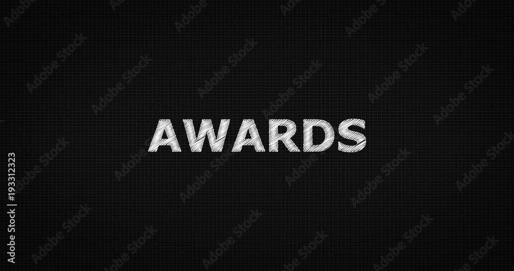 Writing or sketching a word AWARDS Writing or sketching a word AWARDS