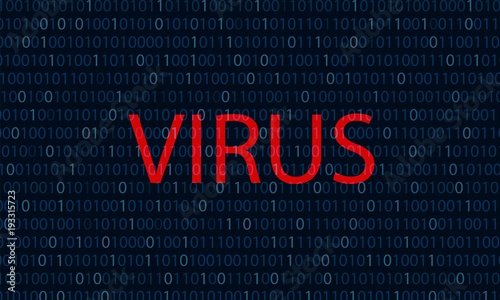 Binary Blue The Word Red Virus Computer Virus Concept Binary Code Background Stock Vector Adobe Stock Binary Blue The Word Red Virus Computer Virus Concept Binary Code Background Stock Vector Adobe Stock
