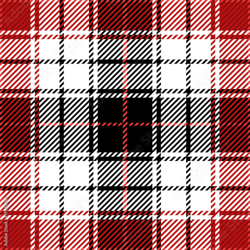 Red Tartan Plaid Scottish Pattern