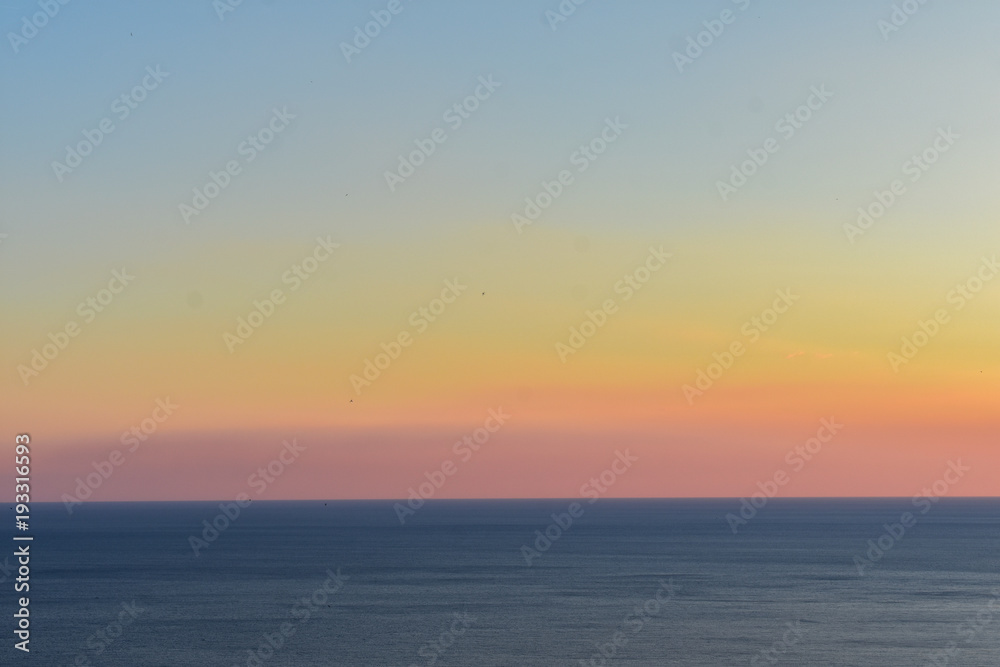 beautiful sunset over sea horizon over water beautiful sunset over sea horizon over water