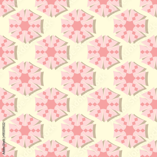 seamless vector illustration background. Abstract pattern of decorative flowers. Design elements for Scrapbook. Can be used for wallpapers, fills images, background, surface