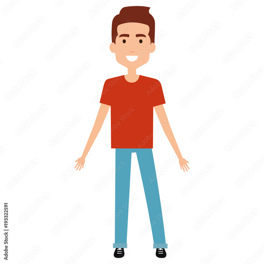 young and casual man avatar character vector illustration design young and casual man avatar character vector illustration design