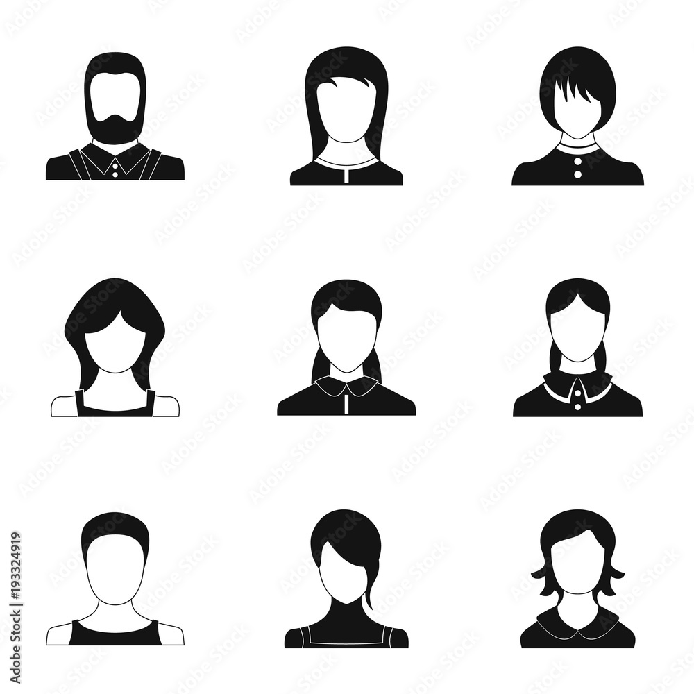 Hero icons set. Simple set of 9 hero vector icons for web isolated on white background Hero icons set. Simple set of 9 hero vector icons for web isolated on white background