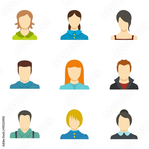 Originality icons set. flat set of 9 originality vector icons for web isolated on white background