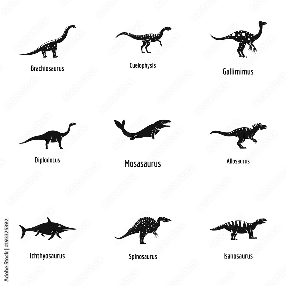 Lizard icons set. Simple set of 9 lizard vector icons for web isolated on white background Lizard icons set. Simple set of 9 lizard vector icons for web isolated on white background