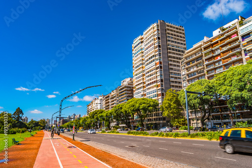 Cityscape of Palermo district, Buenos Aires, Argentina photo