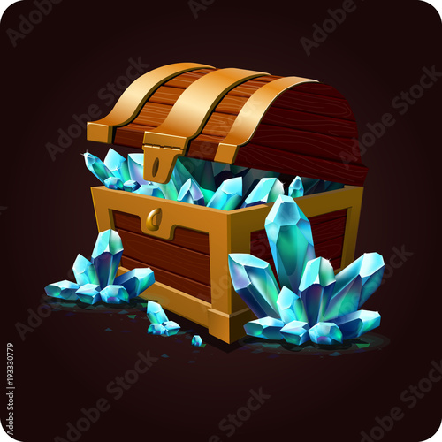 chest  illustration icon game vector