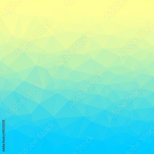 Abstract polygonal triangle background. Vector Polygon which consist of triangles. Geometric background in Origami style with gradient.